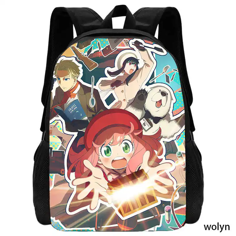 Mochila escolar Spy para niños y niñas, de dibujos animados de Anime morral, ligero