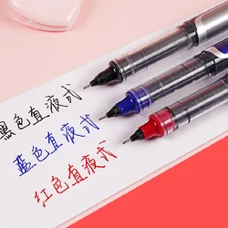 3Pcs/set Kawaii Straight Liquid Rollerball Pen 0.5mm Large Capacity Blue/black/red Ink Gel Pen School Office Stationery Supplies