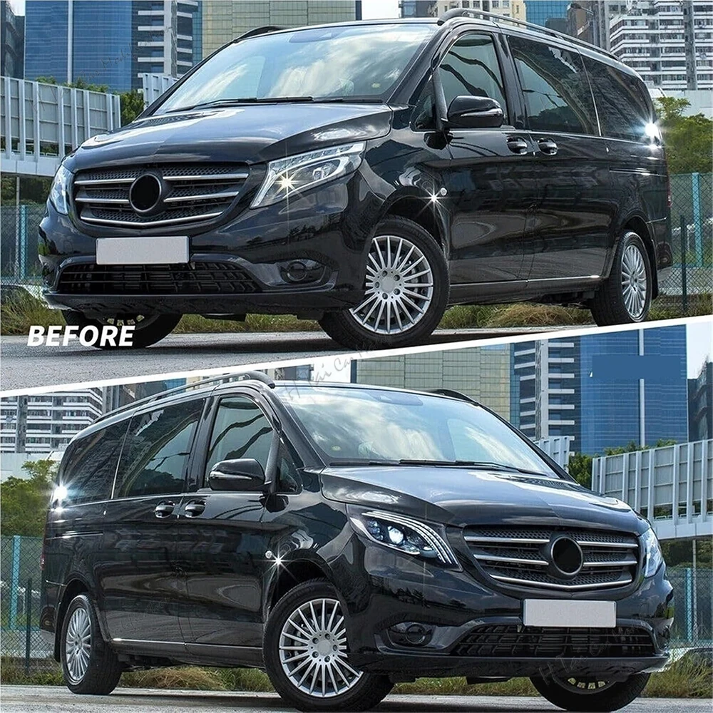 Headlight Assembly For Mercedes Benz VITO V-Class 2016-2023 V260 W447 LED Headlight  Head Lamp Assembly daytime running light