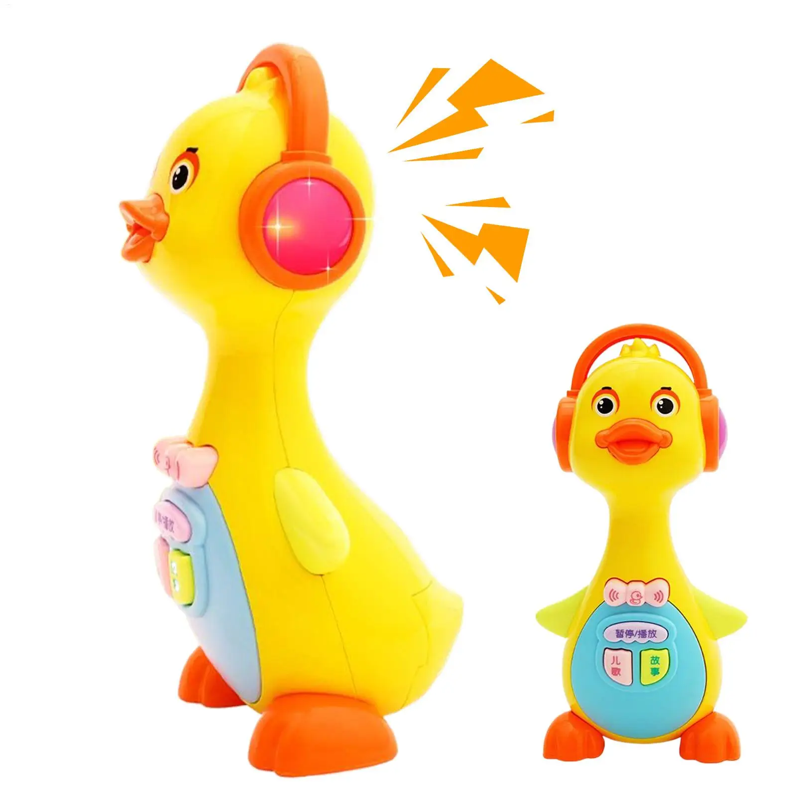 Canard dansant électrique avec musique et lumières, jouet musical interactif pour bébé de 1 à + ans, garçons et filles