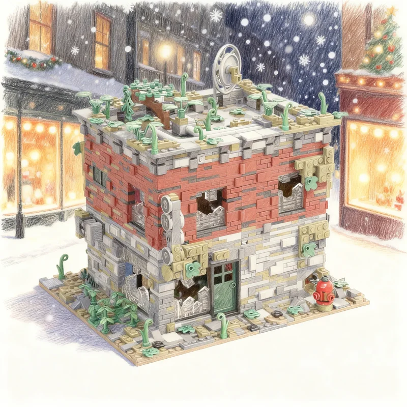 3444pcs MOC Last Us Store Infected Creative Advanced Build Model Building Blocks Design Collection Parts Bundle Racing Toy Gift