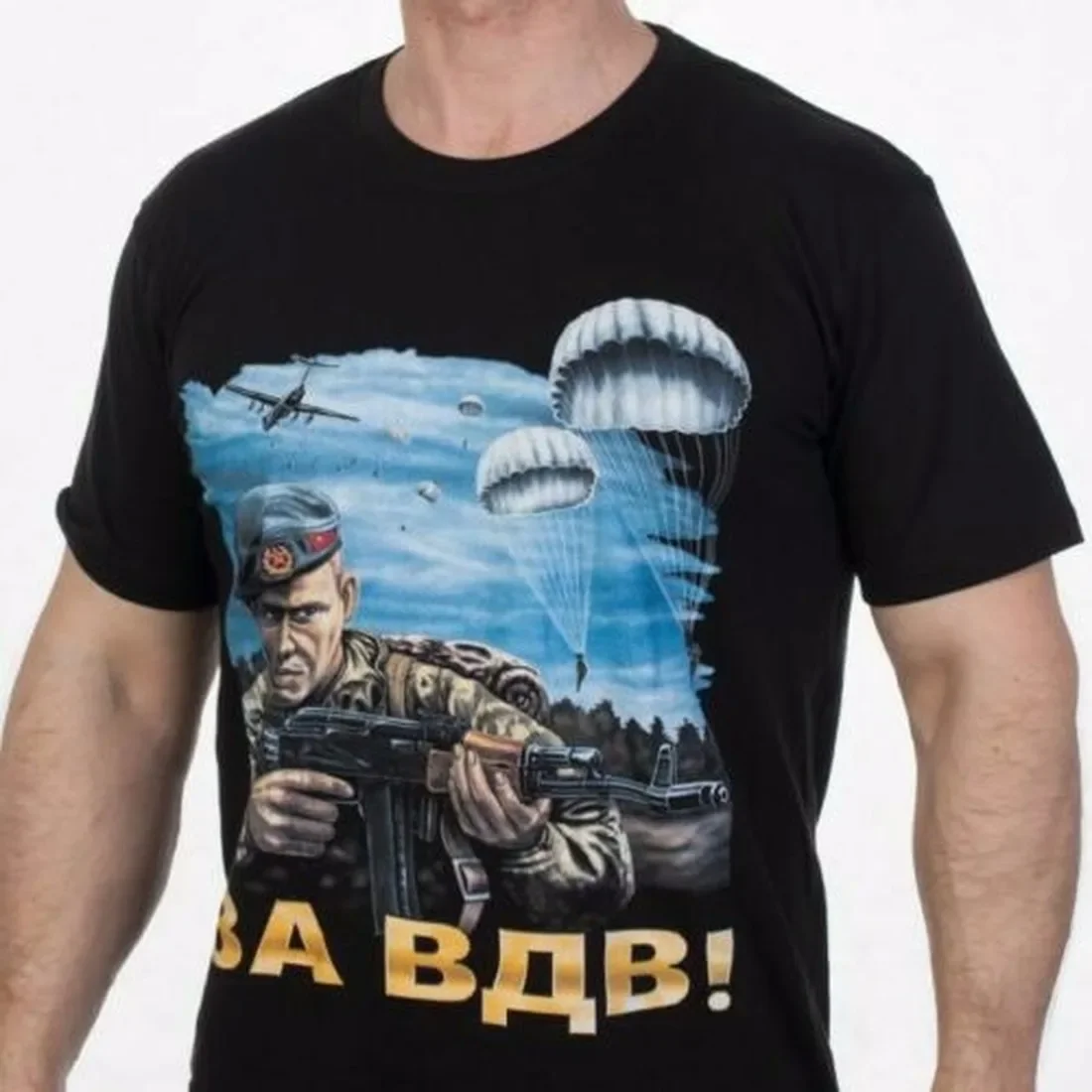 

Russian Airborne Troop VDV T-Shirt. Summer Cotton Short Sleeve O-Neck Mens T Shirt New S-3XL