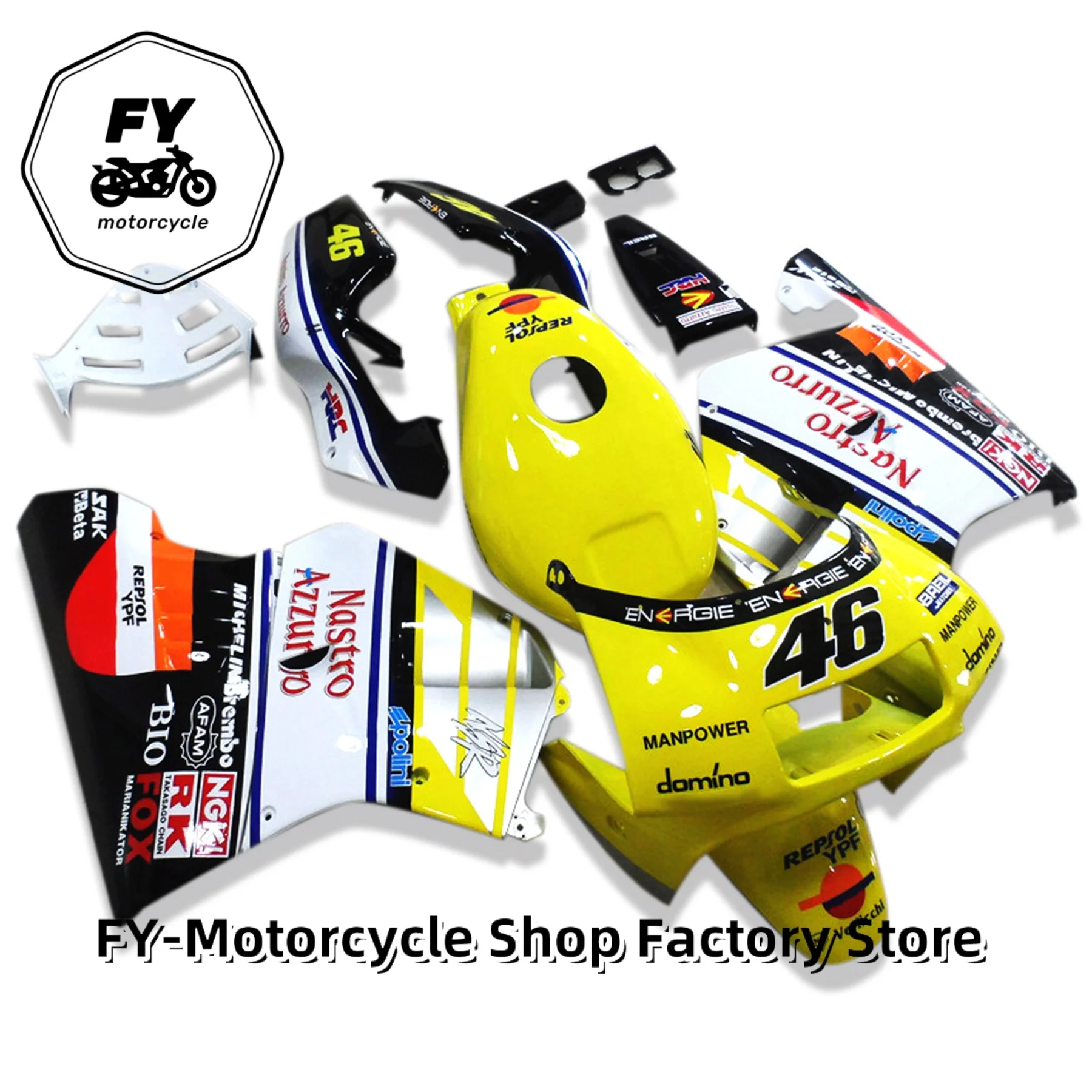 For NSR250R PGM-3 MC21 1990 1991 1992 1993 Motorcycle Fairing Motorcycle Accessories Shell 90 91 92 93