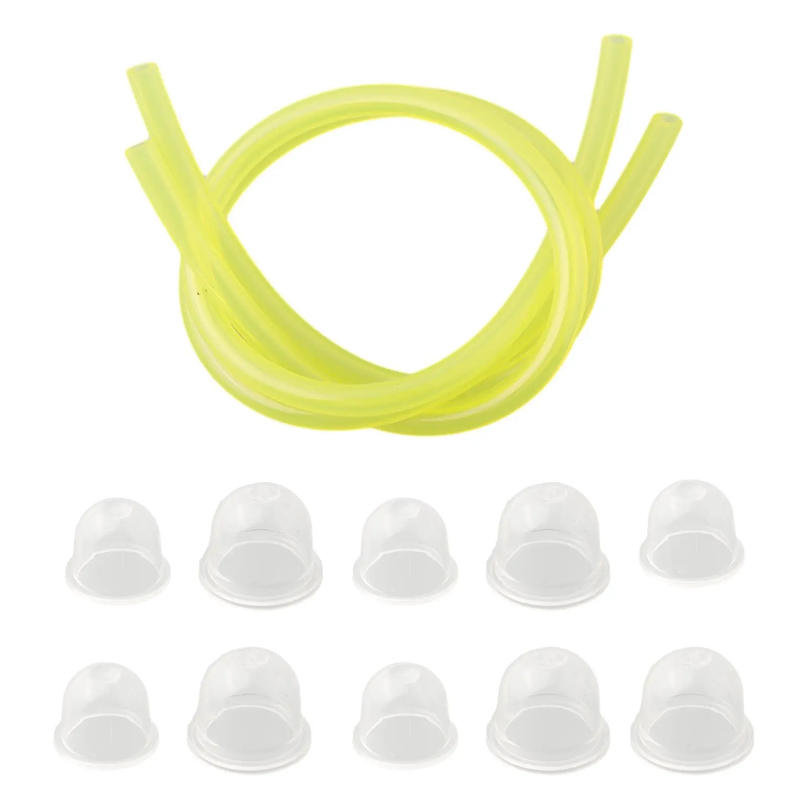 5pcs Small For Primer Bulbs 5pcs Large For Primer Bulbs Cap Yellow Line Hose Lawn Mower Parts Trimmer Accessories