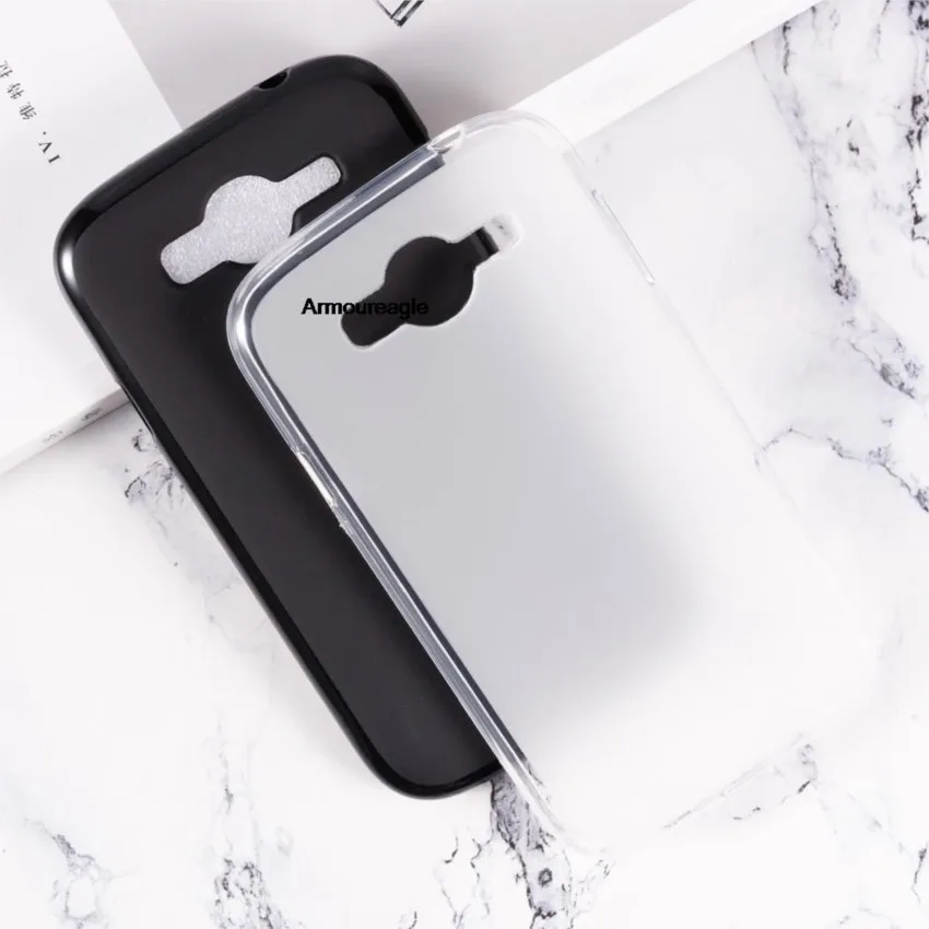 Guarda em grand duos caso fosco macio silicone tpu capa traseira para samsung galaxy grand duos i9082 caso de telefone fino à prova de choque