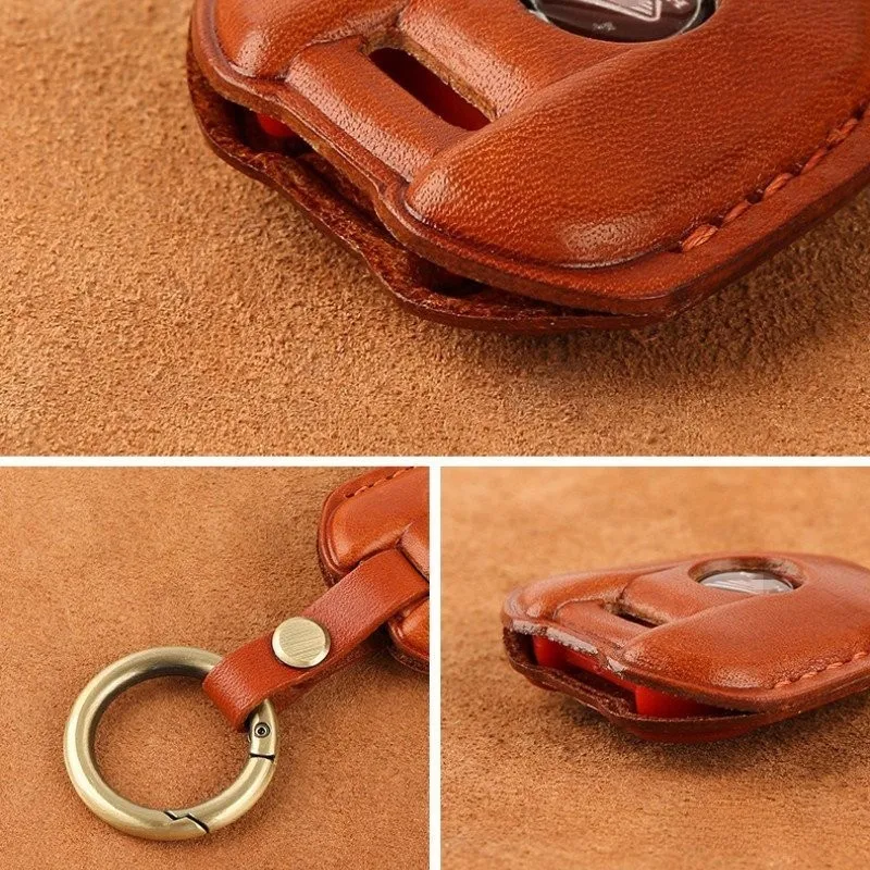 لهوندا CBR650 CB550 NC750 دراجة نارية اليدوية مفتاح حافظة مشبك سلسلة سلاسل المفاتيح بولي Leather الجلود غطاء مفتاح الملحقات