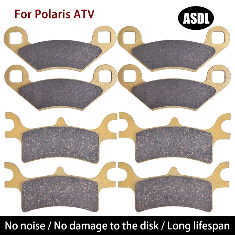 Front Rear Brake Pad for Polaris ATV Magnum 325 330 Trail Boss Blazer 250 Sportsman 400 450 600 700 800 500 Scrambler 2x4 4x4
