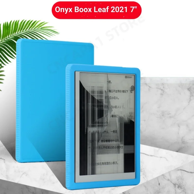 Funda Onyx Boox Leaf 2021 케이스용 슬림 실리콘 백 쉘, Leaf1 7 인치