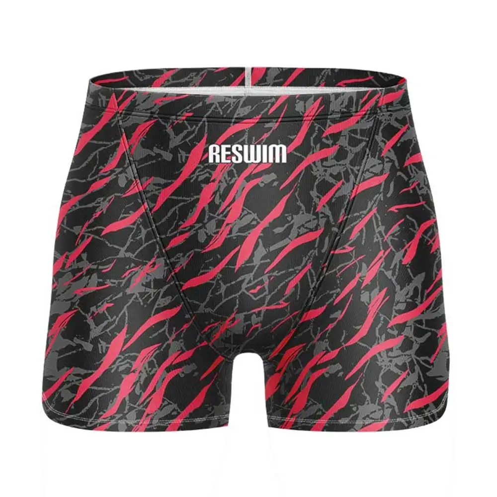 Nuovi uomini Jammers Costume da bagno Swim Surf Tronchi da spiaggia Calzamaglia Pantaloncini Estate Quick Dry Surf Nuoto Pantalones Palestra Jammer Costumi da bagno