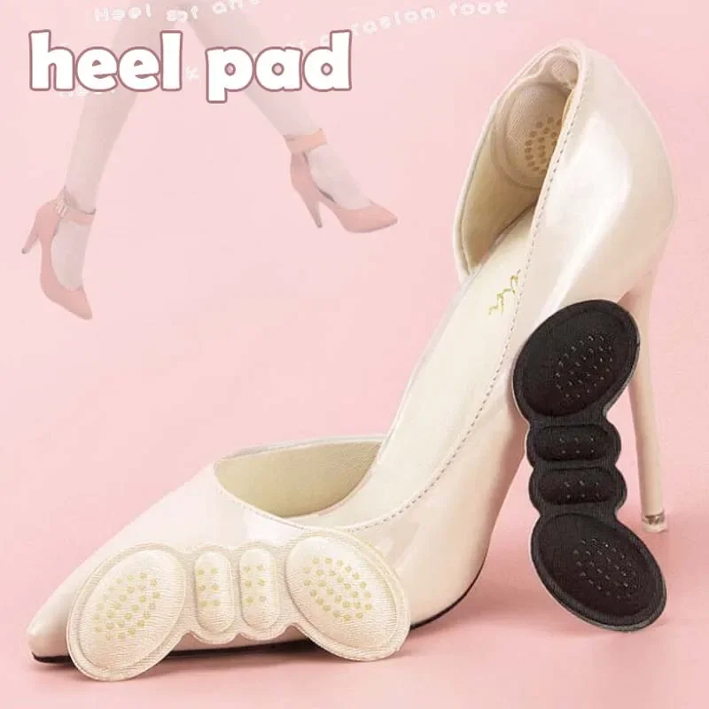 High Heel Pads Adjust Shoe Size Anti-slip Pad Women Sole Foot Back Cushion Insoles Inner Heels Comfort Self-Adhesive Stickers