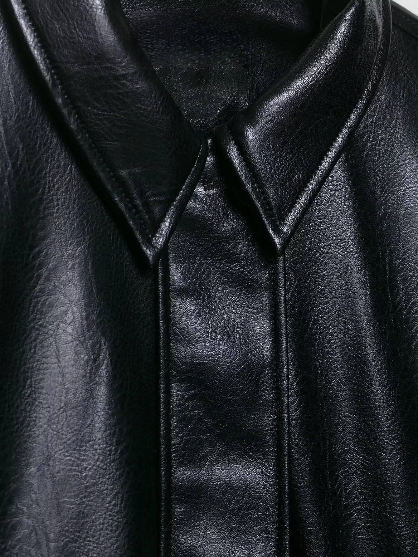   Veste de pilote en simili cuir pour femmes, nouvelle collection d'automne, décontractée, simple, polyvalente, mode Fuling, manches longues