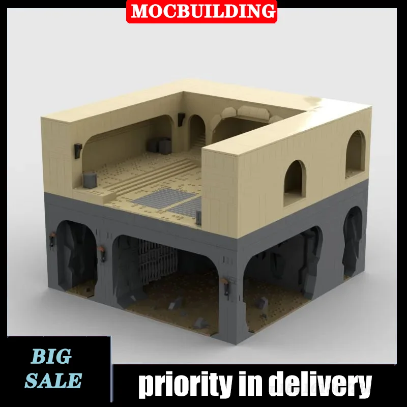 Space Wars UCS Palace Model Trone Room Building Block Assembly DIY Castle MOC Collection Toy Gifts