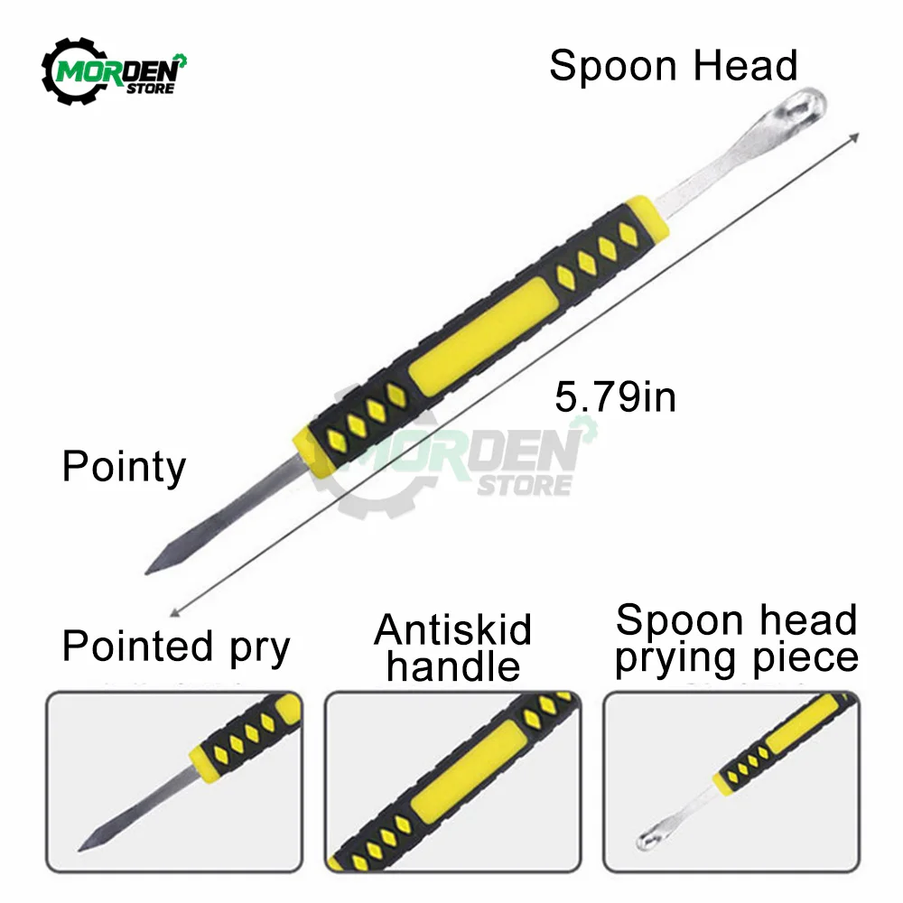 6Pcs Screen Crowbar Mobile Phone Dissamble Repair Opening Pry Bar Spudger Laptop PCB Electronic Repair Hand Tools Set