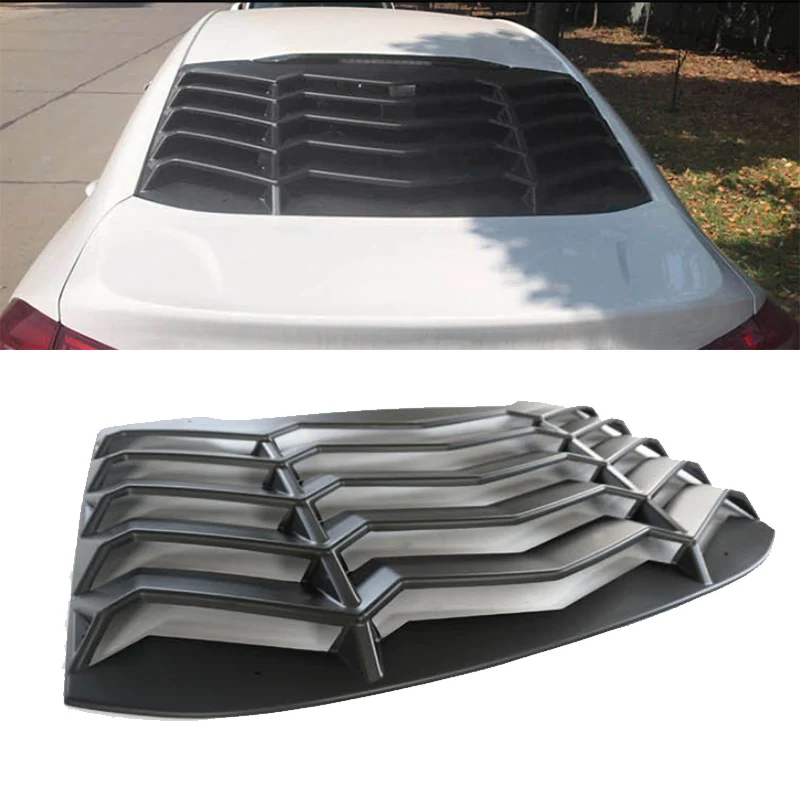 

For Chevrolet Cruze 2018 2019 2020+ Car Rear Window Louver Top Wing Spoiler Rear Sun Shade Blinds Air Outlet Diffuser Shutter