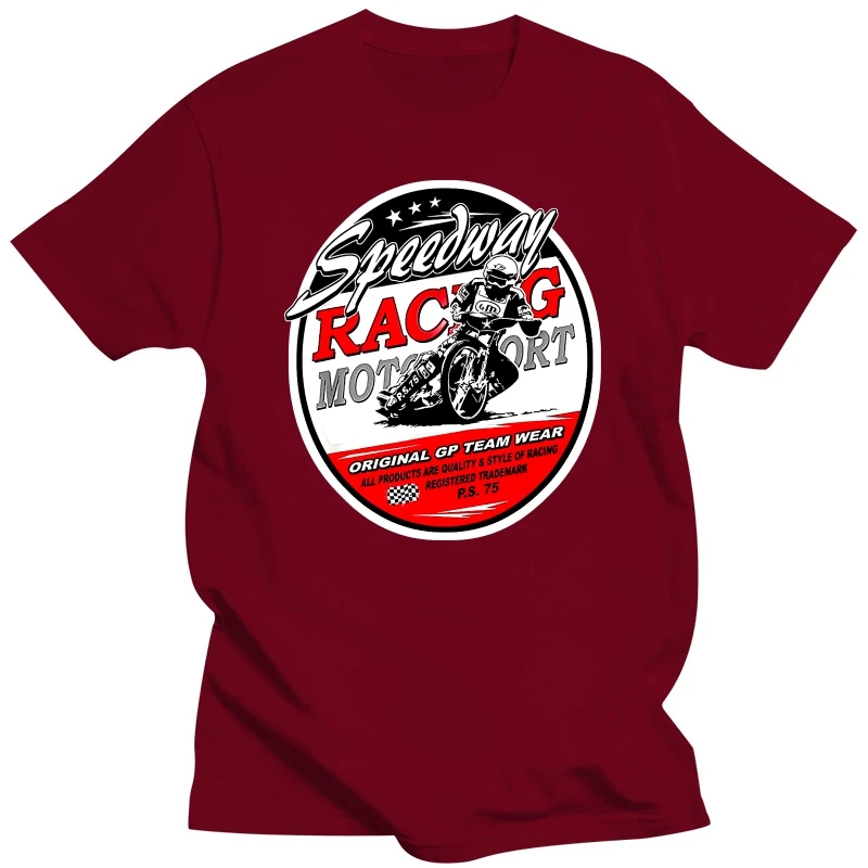 Motorcycle Speedway T-shirt Flat Track Race