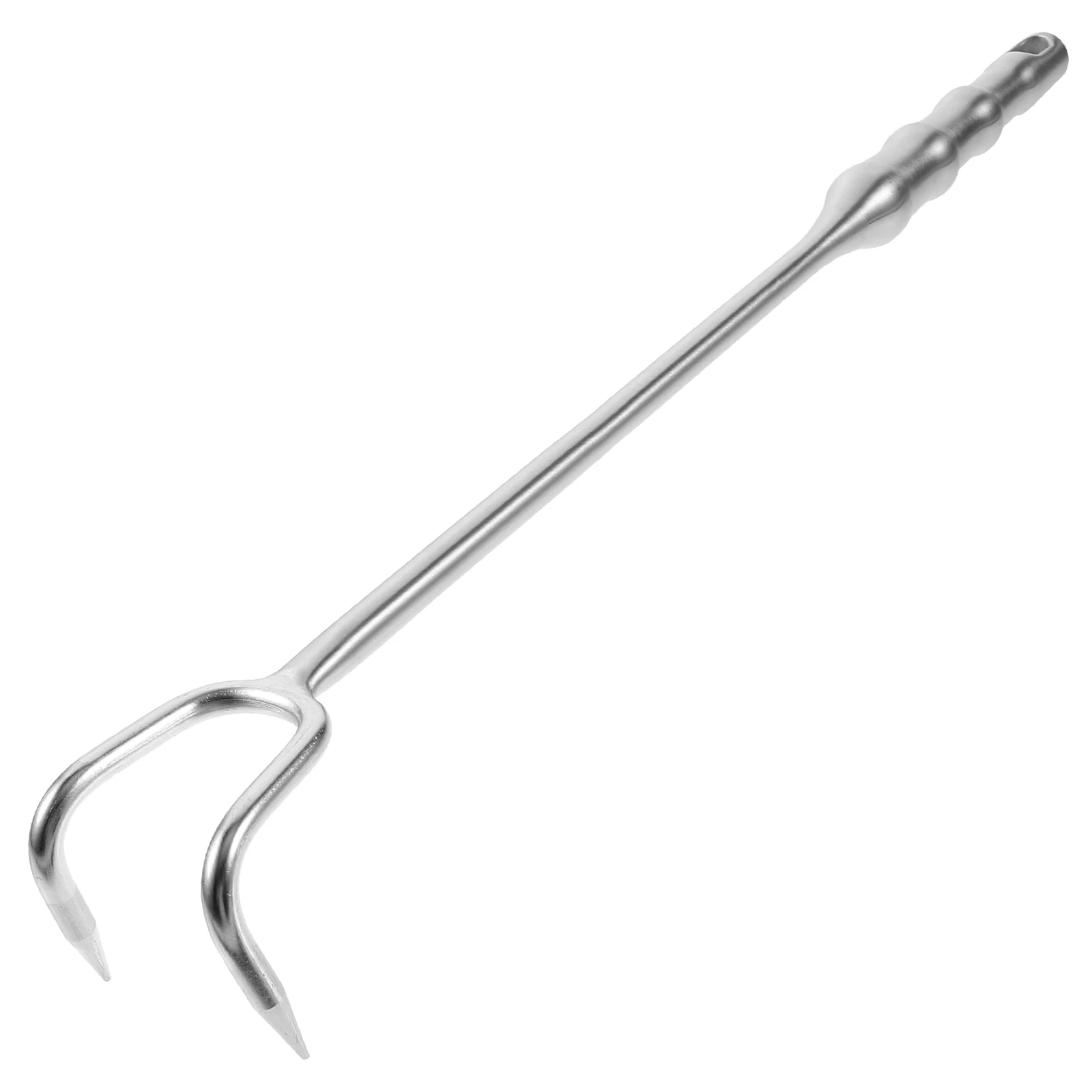 

Stainless Steel Hook Long Handle Food Turner BBQ Roasting Pork Barbecue Roasting Meat Turner Kitchen Grilling Tool Practical