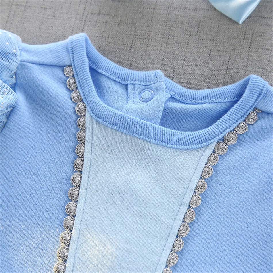 Toddler Mermaid Cinderella Belle Cosplay Princess Dress Infant Jumpsuit Baby Girls Birthday Party Bodysuits Fancy Charm Costume