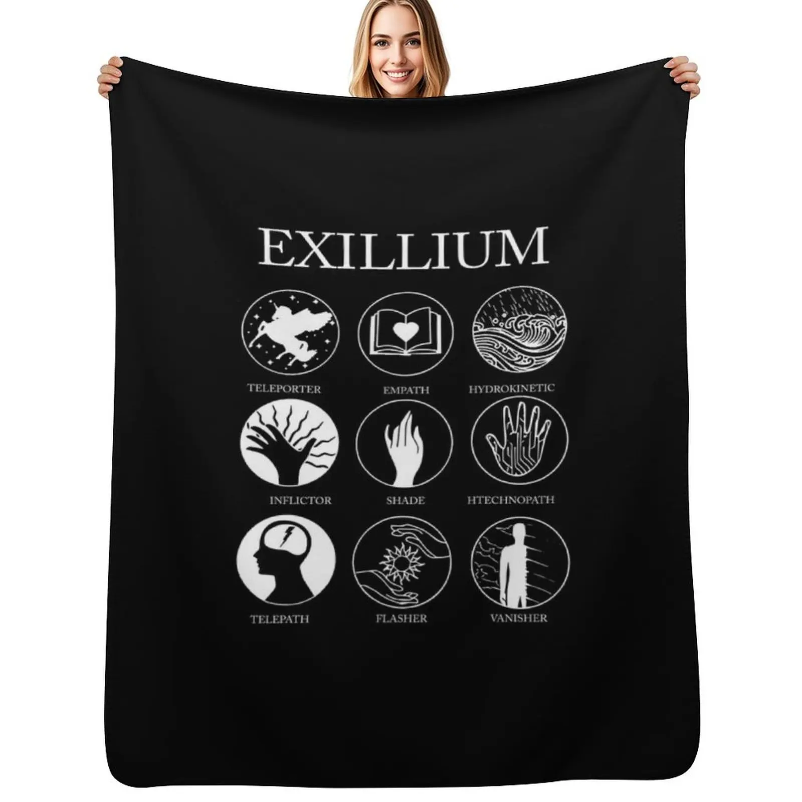 

Keeper Of The Lost Cities Exillium Throw Blanket Warm Cozy Throw Blanket for Living Room Couch