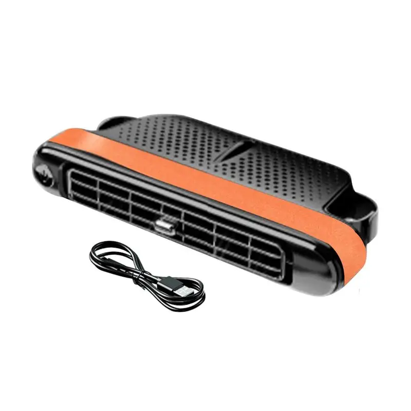 Automotive Backseat Fan Ventilation Sheet Car Fan 3 Speeds Adjustable Cooling Air Fan USB Powered Automobile Accessories