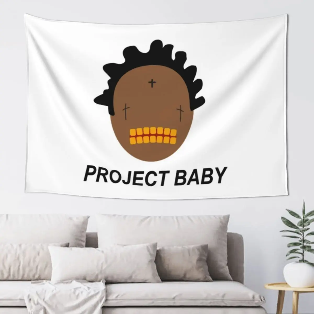 Kodak Black Project Baby Tapestry Bedrooms Decorations Wall Hanging Wall Tapestry