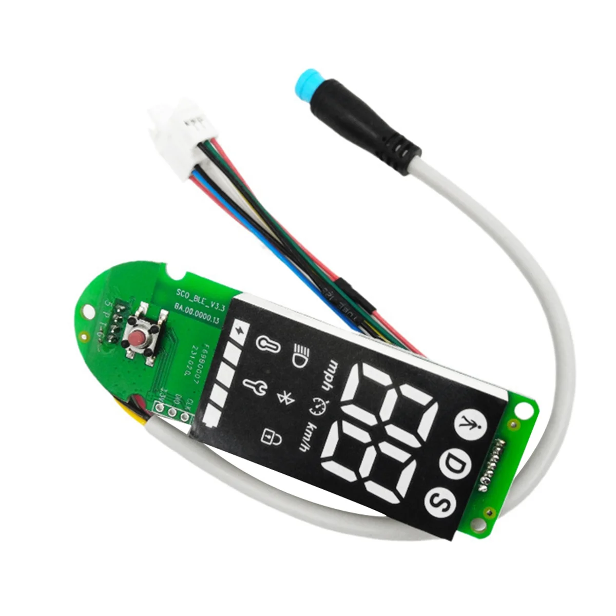 لوحة تحكم لوحة دوائر لوحة القيادة POP-lDashboard لأداة عرض سكوتر Xiaomi الكهربائية 4 Pro Kickscooter