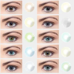 VisualClick QUEEN Natural Color Lens Eyes Yearly Color Contact Lenses for Eyes Beauty Contact Lenses Eye Cosmetic Color Lens Eye