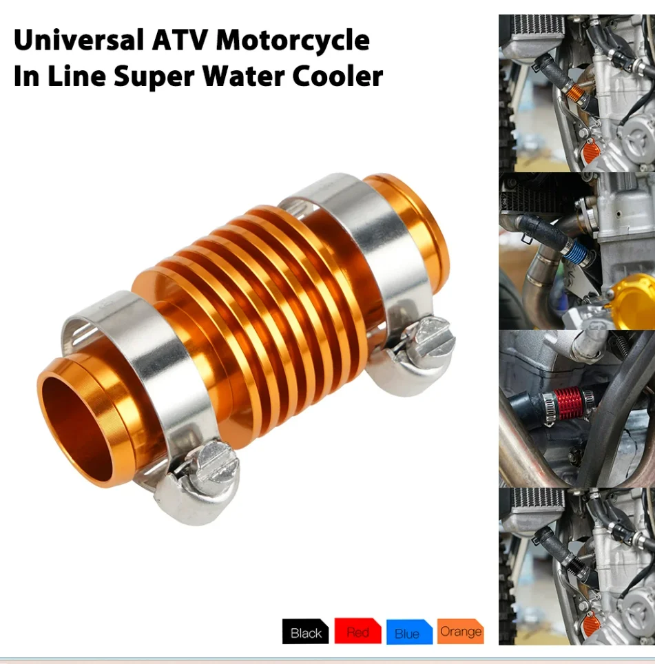 Enfriador de agua Universal para motocicleta, súper enfriador de agua en línea para Honda 125-650CC CR CRF XR, KTM EXC 300 EXCF Yamaha Beta MX ENDURO ATV
