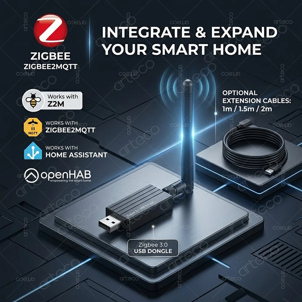 Smart Home Open Source - Dongle USB ZigBee 3.0 Digunakan Sebagai