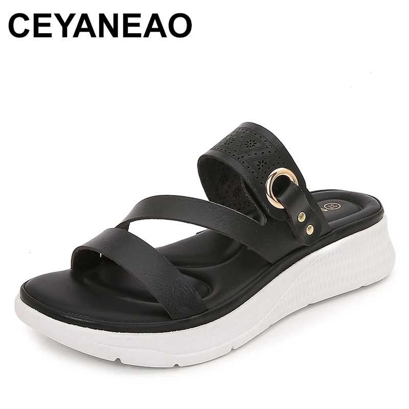 

Сандалии женские на танкетке, Босоножки на каблуке, модные тапочки, летняя обувь