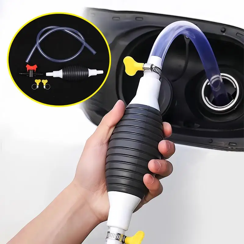 

【MO】1pcs Universal Hand Fuel Pump Kit Fuel Car Fuel Tank Sucker Oil Transfer Fuel Pump Petrol Liquid Manual Pump Fuel Saver