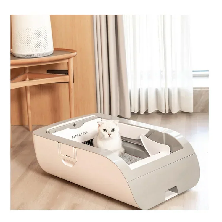 Smart Cat Potty Box Self-Cleaning Potty Boxs Long Standby Battery Version Cat Potty Box