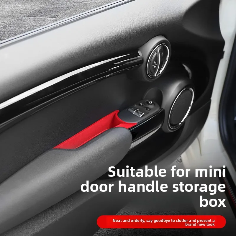 

Car Door Decorative Storage Box Special Door Handle Storage Box Cover Interior Supplies Accessories for MINI Cooper F55 F56