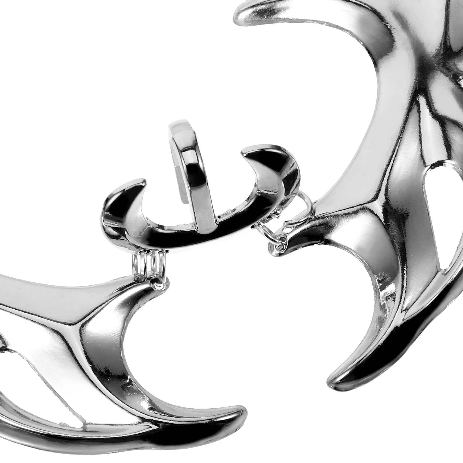 

1 Set Of Metal Mask Punk Style Masquerade Face Accessory For Women Festival Halloween Party Decor Chain Adjustable