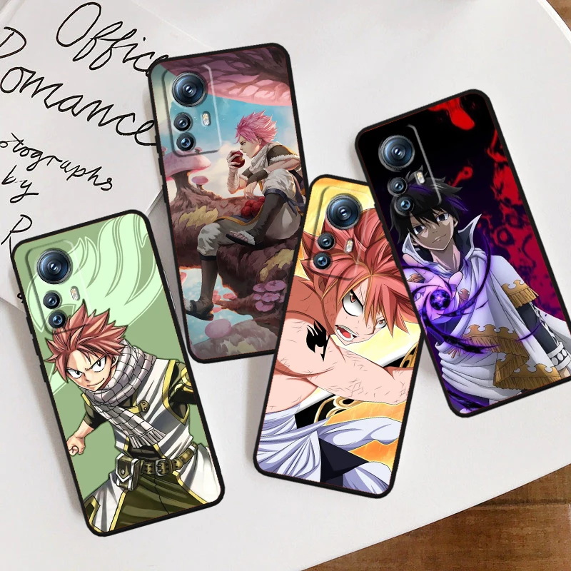 F-FAIRY T-TAIL Anime Cool For Xiaomi Mi 14 13T 13 12T 12 11T 11i 11 10T 10 Pro Lite Ultra 5G Black Cover Phone Case