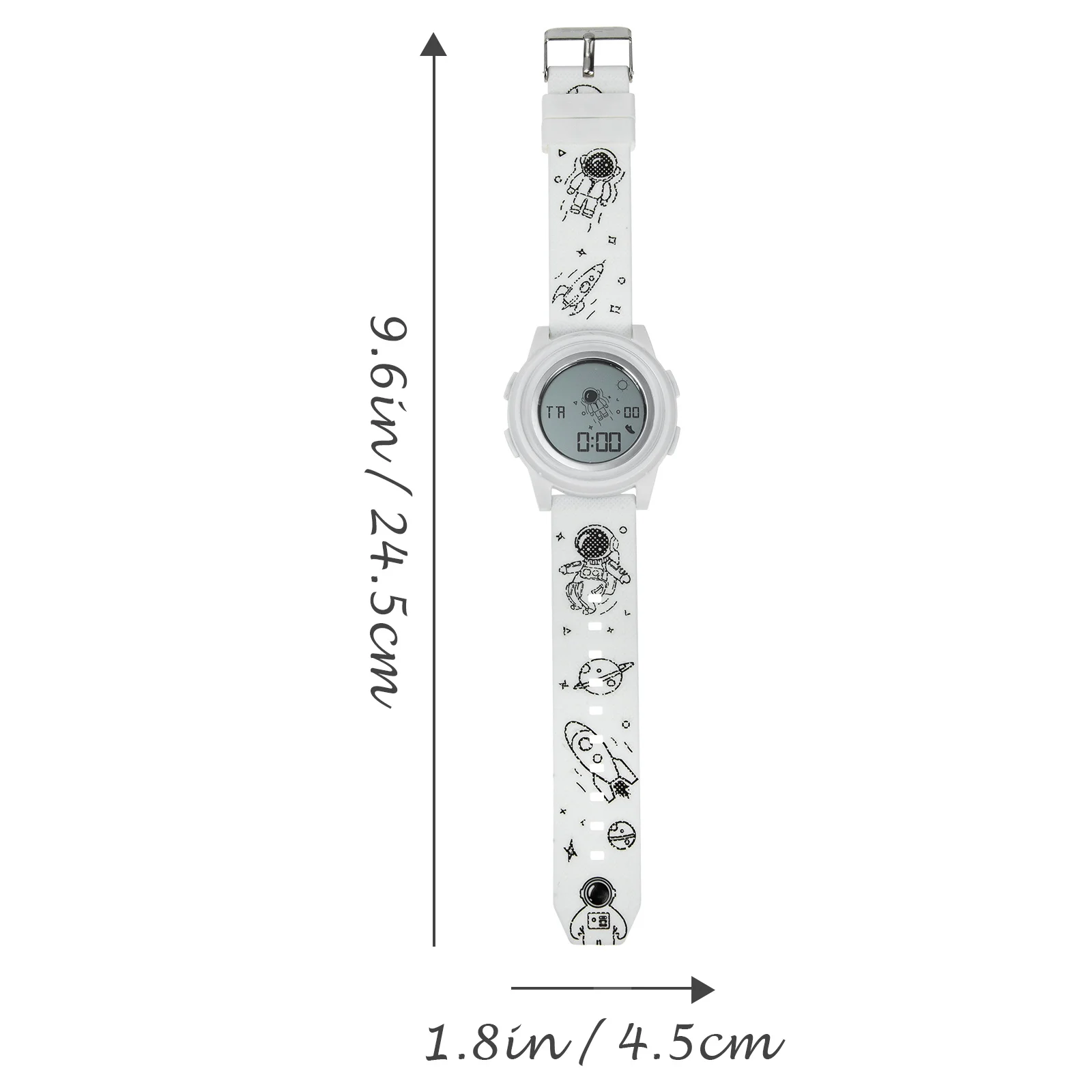 Wrist Watch Electronic Digital Smartwatch Stylish Versatile Color Simple Design Safe Gentle Tpu Luminous Unisex