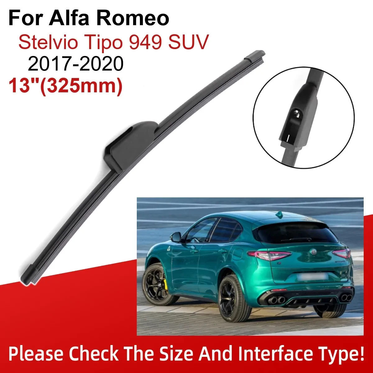 For Alfa Romeo Stelvio Tipo 949 SUV 2017-2020 26