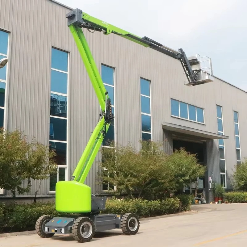 10m 12m 16m 18m Telescopic Towable Self Propelled Articulated Cherry Picker Spider Boom Lift Aerial Work Platform