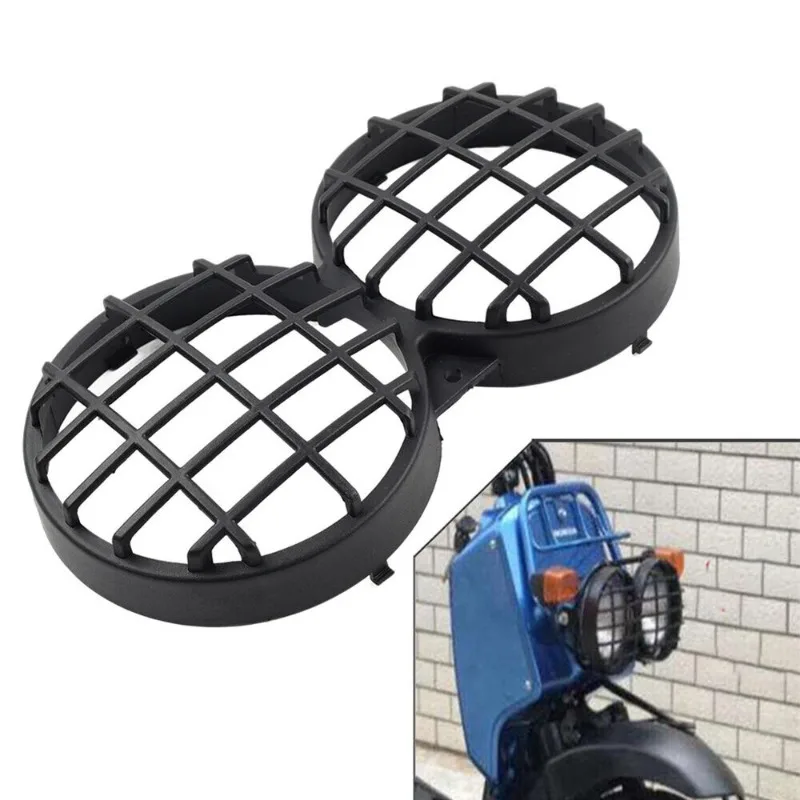 Motorrad Scheinwerfer Schutz abdeckung Lampe Grill Retro Gitter Kunststoffs child für Yamaha Bws100 Honda japanischen Zoomer af58 Zuma