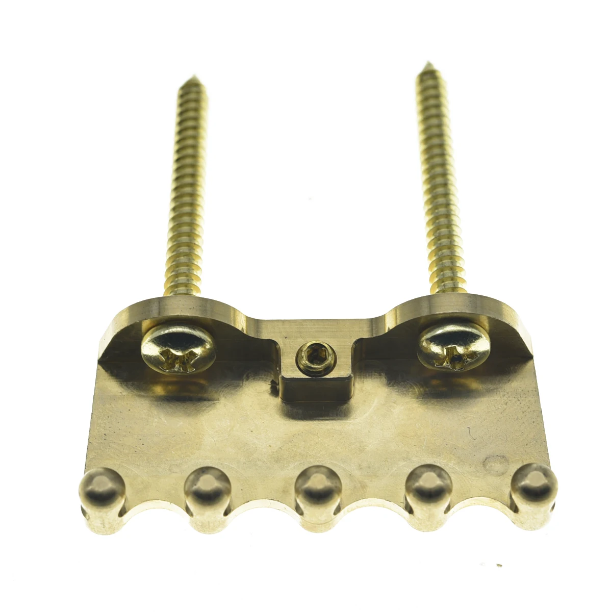 KAISH Solderless Solid Brass Tremolo Trem Spring Claw with Stainless Steel Screws for most Floyd Rose/Strat Tremolo Bridges