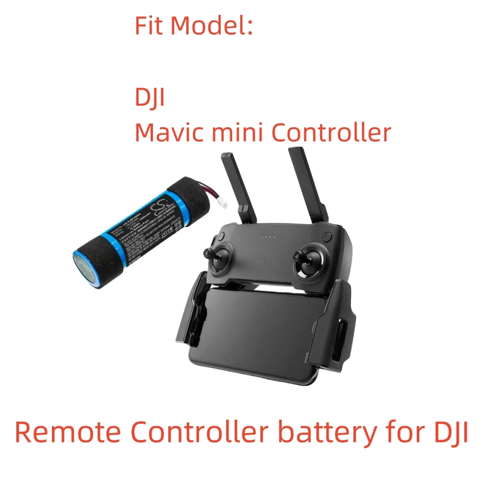 

Li-ion Remote Controller battery for DJI,3.7v,3400mAh,Mavic mini Controller,1WJG0480,TI100782