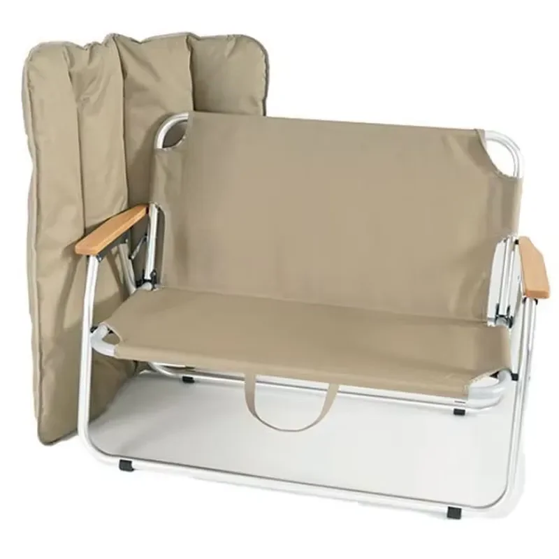 Camping Chair Wooden Armrest Portable Folding Outdoor Picnic Fishing Garden Leisure Furniture