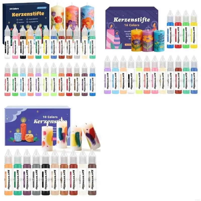 Paint Pen Set for DIY Art, Squeeze Bottle Craft Colors for Custom Drawing and Gift Projects 896C