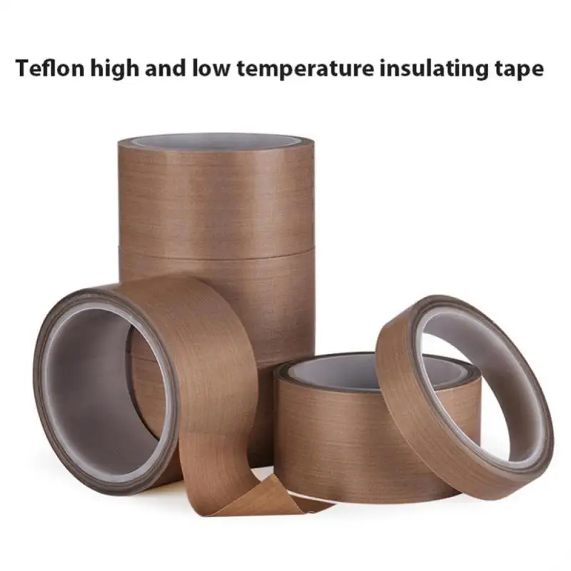 Nastro resistente alle alte temperature 300 gradi Panno PTFE Nastro sigillante adesivo per isolamento termico Panno 0,13/0,18 mm Lunghezza 10 m