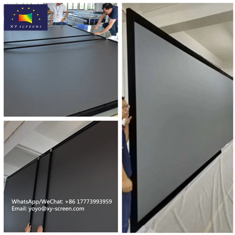 Daytime Light To Watch The Movie Screen, Fixed Frame Alr Screen Using Telephoto Projection Home Theater Special