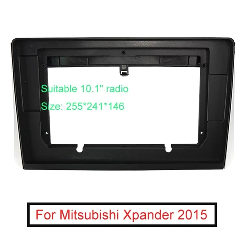 10.1 Inch 2Din Car Radio Fascia Frame DVD Navigation Panel Frame For Mitsubishi Xpander 2015