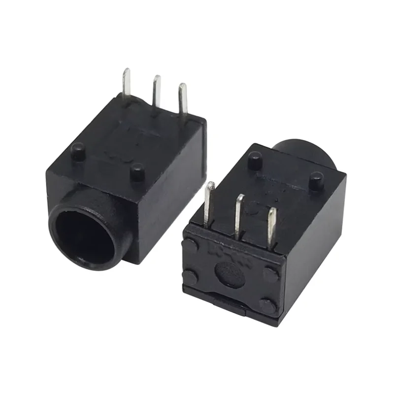 10PCS DC-003 DC-003A 3.5mmx1.3mm DC Power Jack Plug 3 Pin Female Socket Connector