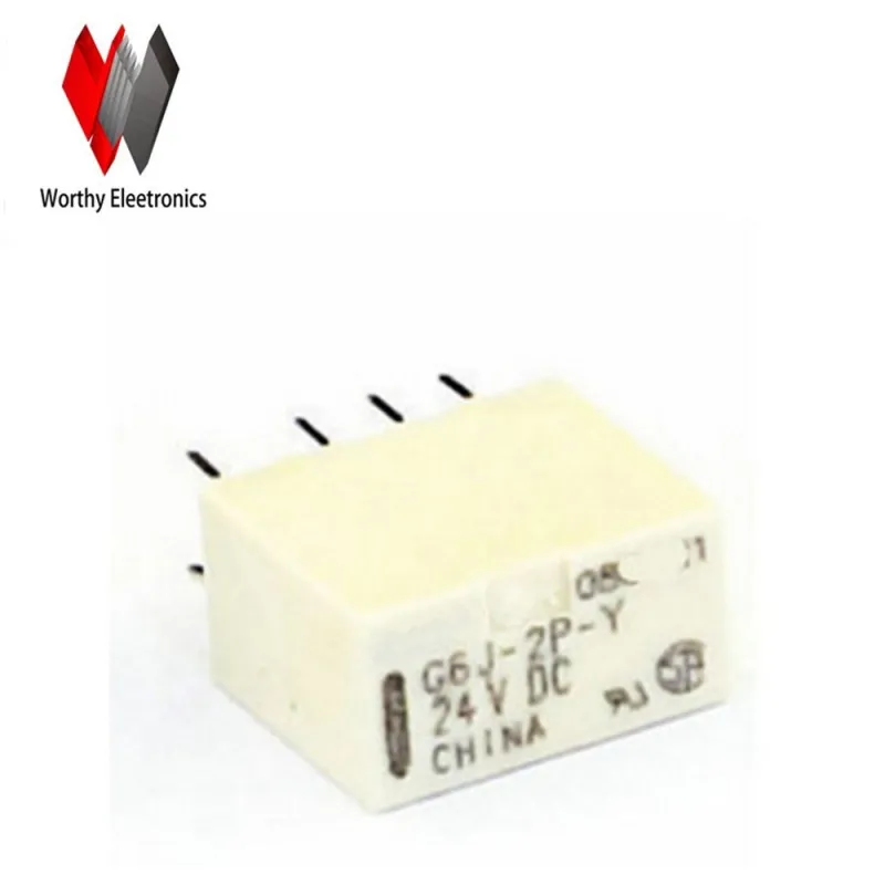 

Free shiping wholesale 10pcs/lot relay G6J-2P-Y-24VDC