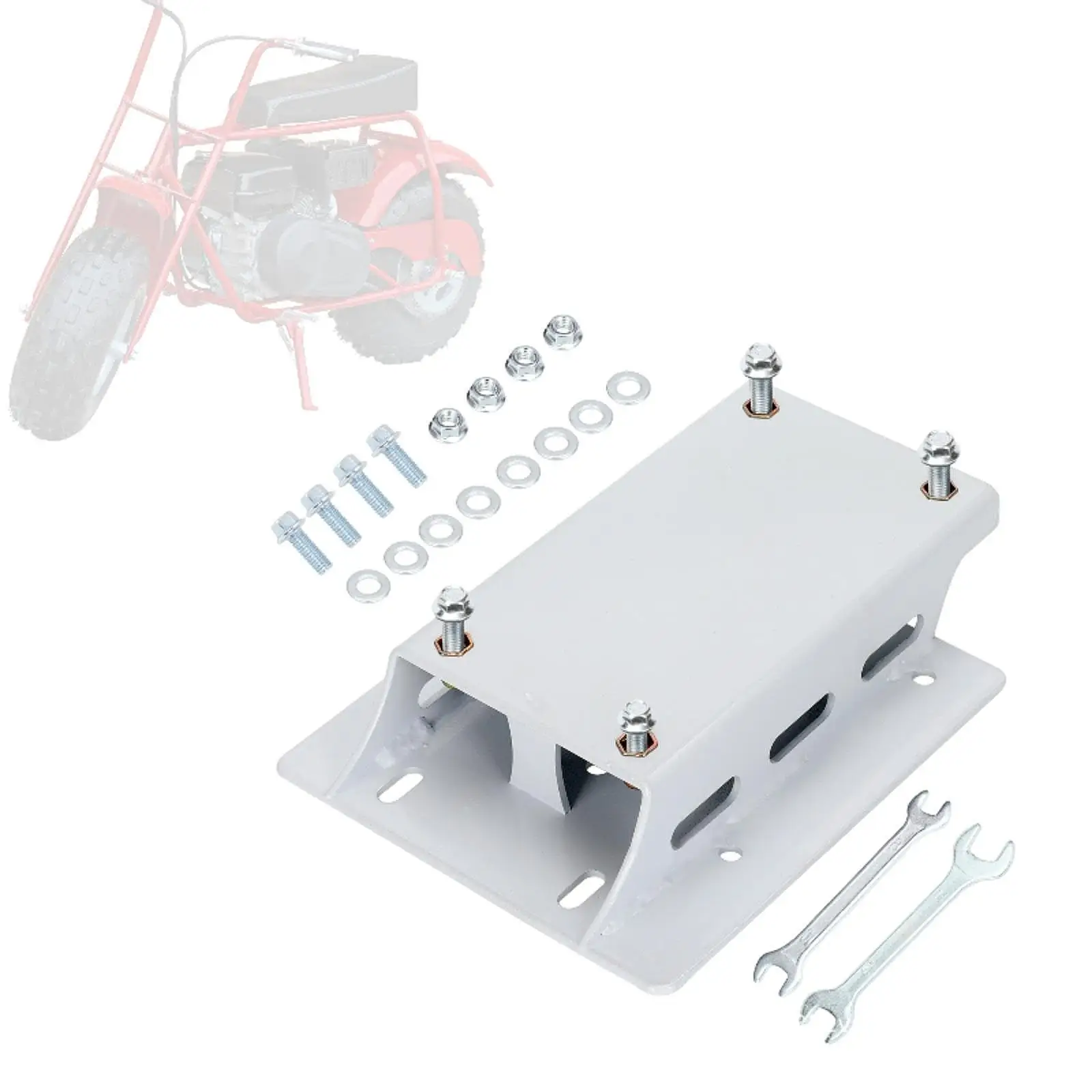 

Torque Converter Motor Riser Plate Replacement High Performance 1 3/4 inch Lift for Coleman Mini Bikes 196cc/212cc/224cc