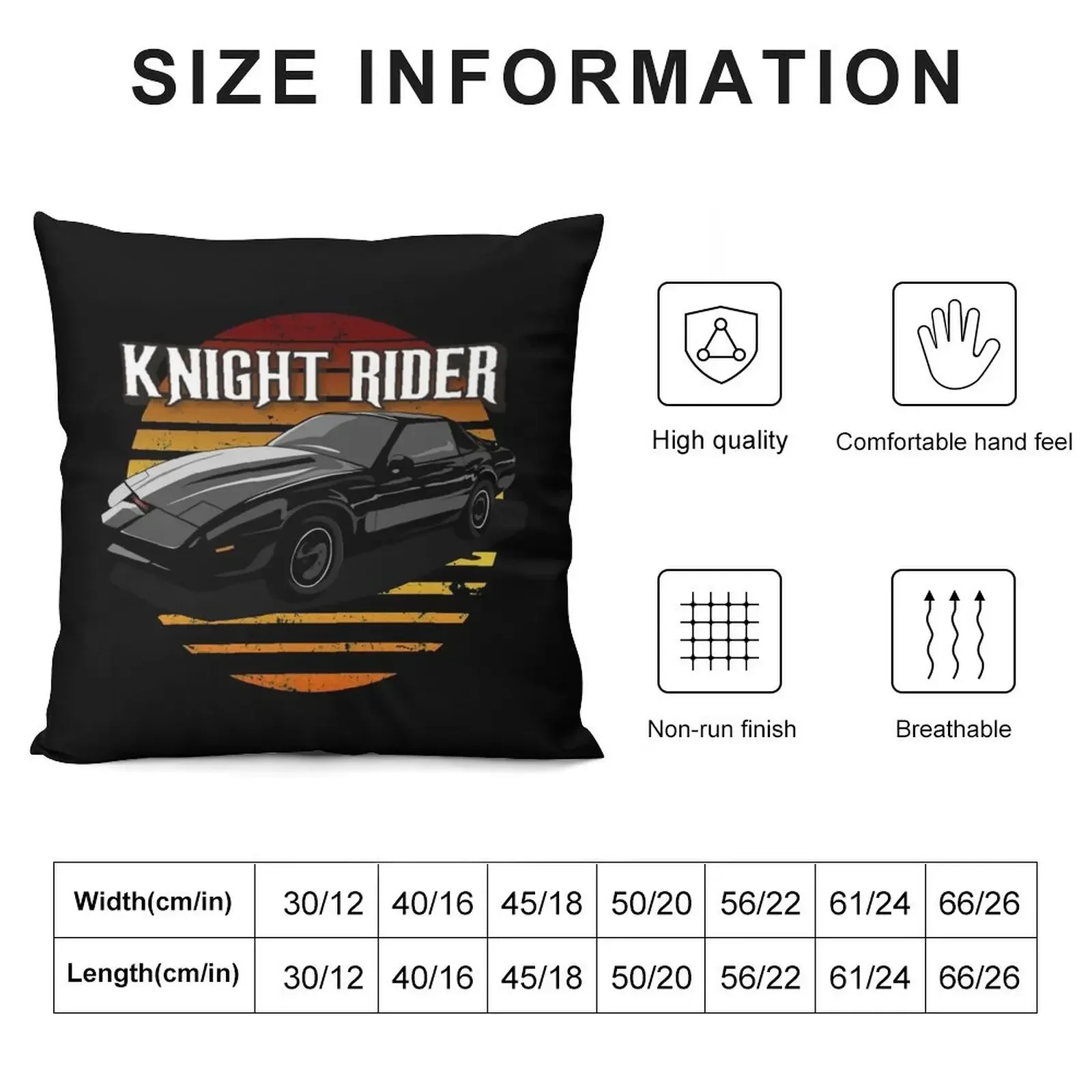 Knight Rider KITT Throw Pillow Pillowcases For Pillows Sofa Cushion pillow