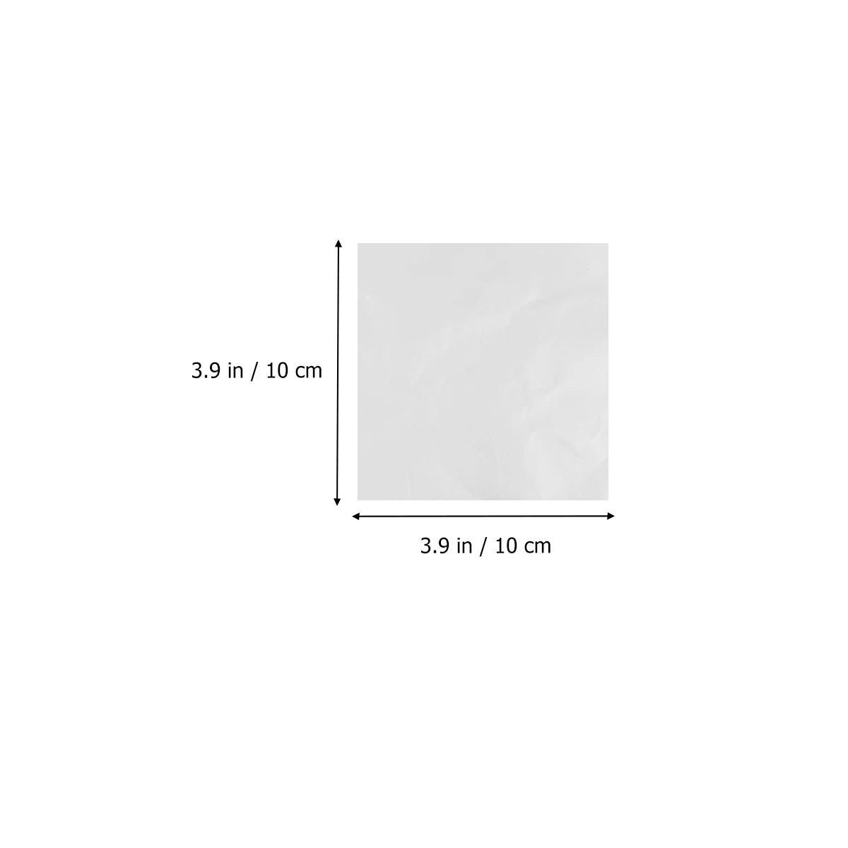 

300Pcs Premium Tinfoil Wrapping Paper Silver Smooth Style for Chocolate Brown Sugar Tea Gift Wrappers Party Favors